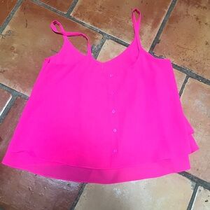 Paper Crane Bright Pink Camisole Top